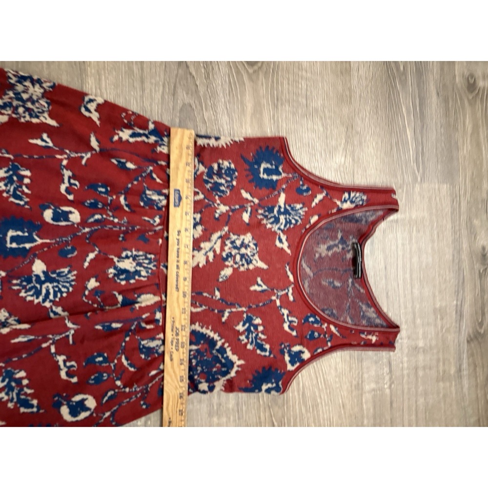 Peruvian Connection Dress Knit Floral Tank M - Picture 7 of 10